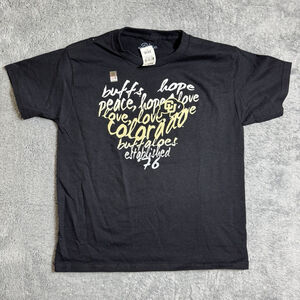 University of Colorado Buffaloes Women's Short Sleeve T-Shirt Black Size Medium